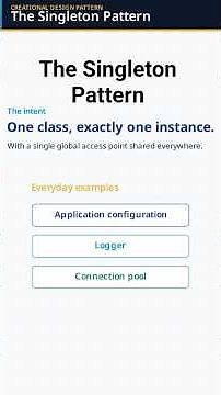 Singleton Design Pattern Explained: One Instance, Global Access