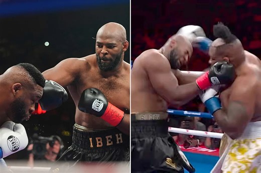 Boxer Jarrell Miller Throws Hairpiece into Crowd After Kingsley Ibeh Punched Toupee off During Heavyweight Fight