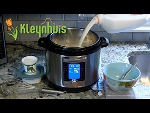 Homemade Greek Yogurt Tutorial (Step 1-Alt): Making Traditional Yogurt Using Instant Pot Ultra