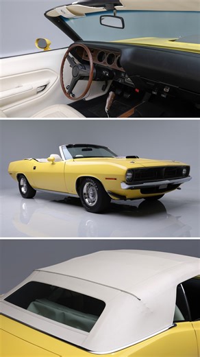 Turn up the Mopar heat! This 1970 Plymouth ’Cuda convertible is one of just 29 built with the 440ci Six-Barrel setup and it’s headed for the block. See it sell with No Reserve during the 2026 Scottsdale Auction at WestWorld Jan. 17–25. Learn more: bit.ly/SD26FB-1970PlymouthCudaConvertible | Barrett-Jackson
