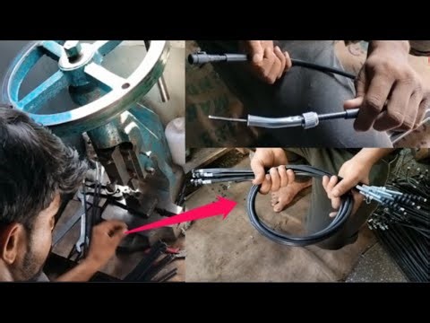 Process of Speedometer and Controller cable Manufacturing for 2 nd 3 wheeler Motorcycle E rickshaw