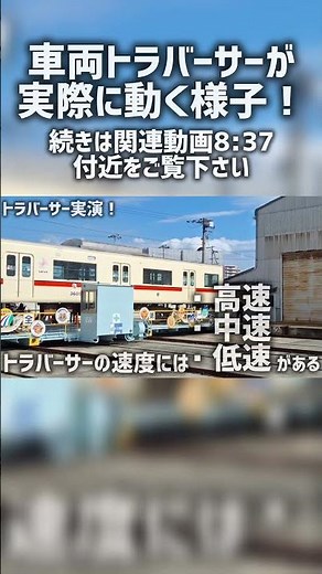 車両トラバーサーが実際に動く様子！