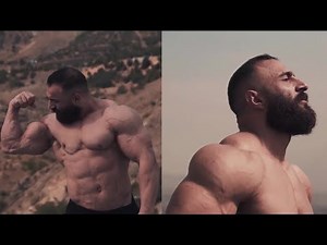 Iranian bodybuilder Ali Akbar Nikbakht - Workout & muscle posing