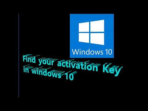 Tutorial - Find your Windows 10 activation key