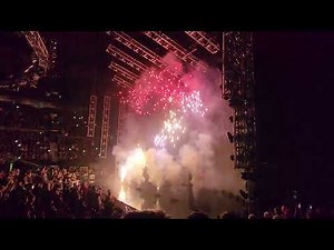 WWE Raw intro + pyro live @Portland OR 9/12/22