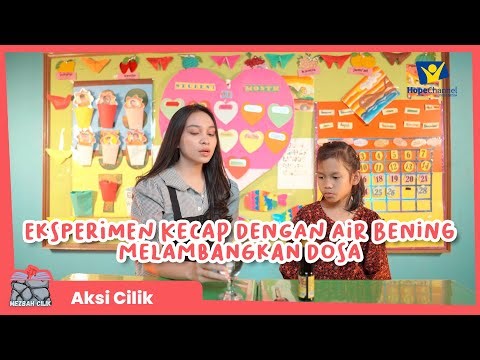 Eksperimen Kecap dengan Air Bening Melambangkan Dosa [Aksi Cilik]