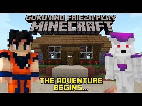 Goku And Frieza Play Minecraft