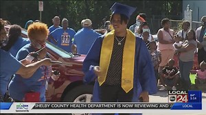 Manassas High School graduates celebrated during drive-through graduation