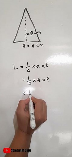 how to calculate the area of ​​a triangle