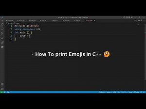 #HOW TO PRINT EMOJIS In C++ | C++ Programming | #clanguage #codding #trendingvideo #programming |