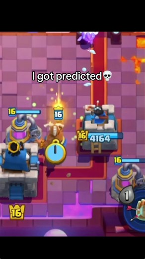 Monk predicts vs fireball predicts #clashroyale | clash royale