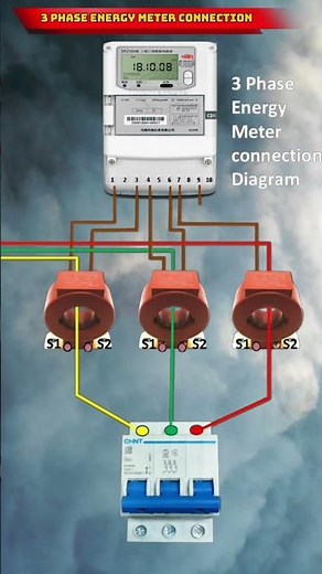 Connection of 3 Phase Energy Meter #energymeterwiring #ctmeterconnection #energy #powerpulse360