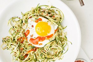 Recipe: 3-Ingredient Pesto Zoodle Bowl