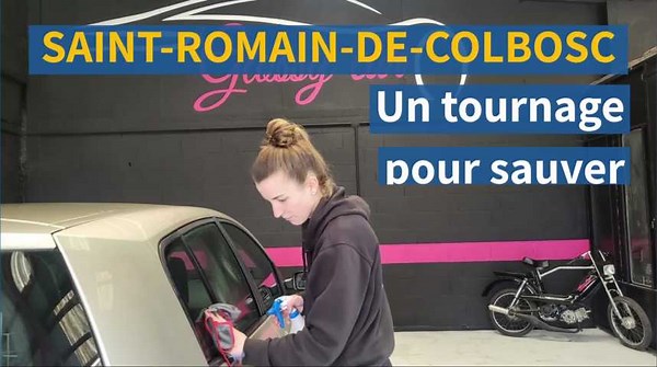 Près du Havre, Vincent Lagaf et Thierry Muscat en tournage pour sauver un garage