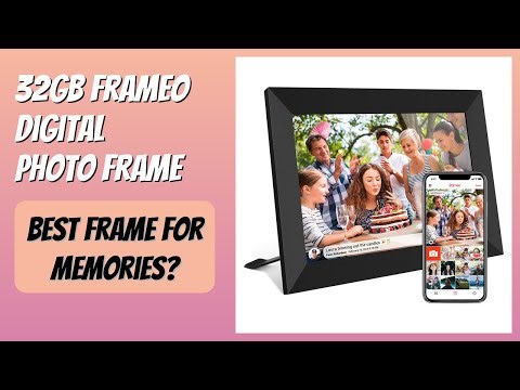 REVIEW (2025): 32GB Frameo Digital Photo Frame. Features