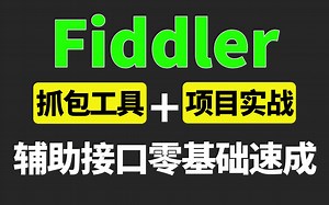 B站讲的最好的Fiddler抓包教程详解，Fiddler辅助接口抓包底层原理到项目实战，允许白嫖学完别去干坏事！
