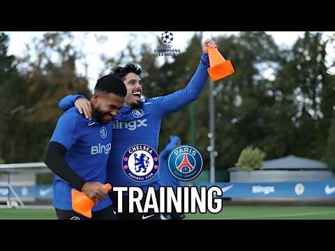 Chelsea vs PSG 🔥 Pre-Match Training | Can Chelsea Turn the Tie Around?