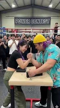 Rumi and Abby Arm Wrestling Who will win 💪