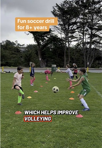Engaging Soccer Drill for Kids Over 8 Years