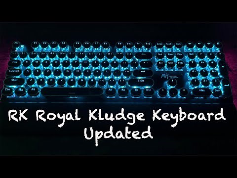 RK Royal Kludge Typewriter Style Mechanical Keyboard updated review