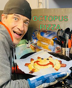 80K views · 724 reactions | Octopus Pizza Every Leg Is Worth Eating | Russ Lee | Facebook