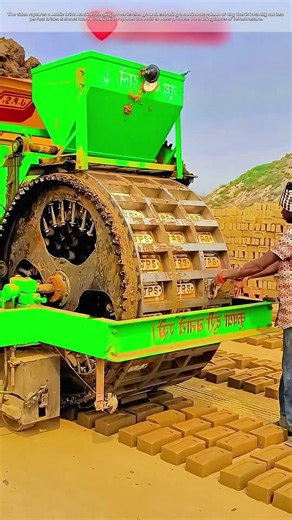 ** Rolling the Line: How a Mobile Machine Casts Bricks on the Move