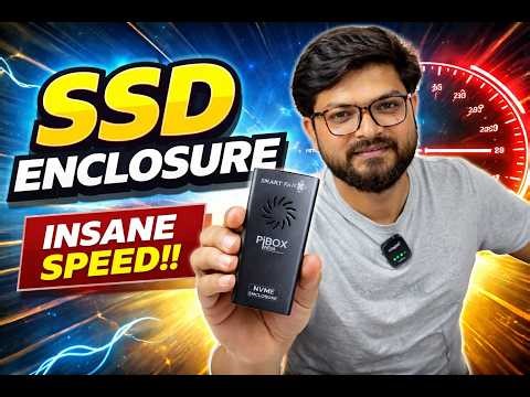 Best SSD Enclosure Under ₹1000? Pi Box India Full Review ⚡