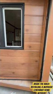 Inside the Process: How We Install a Container Home Interior #containerhome#tinyhouse