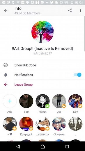 How to add people to Kik Messenger
