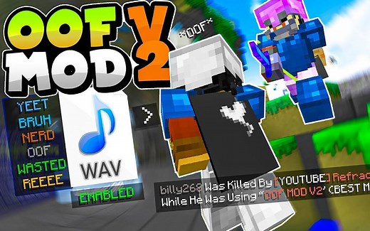 [附下载地址]自定义死亡声音MOD[1.8.9] OOF MOD 2.0 RELEASE -发布-我的世界