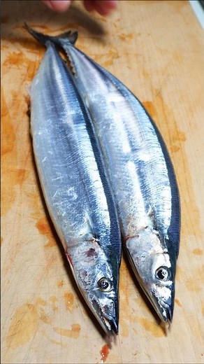 特大サンマで作る「究極の骨なし秋刀魚の塩焼き」が美味すぎた #サンマ #レシピ #魚の捌き方
