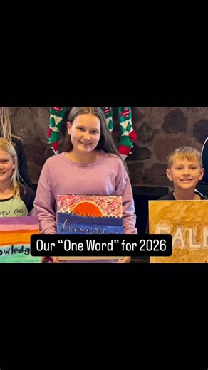 This year, we’re doing something different. 🎨✨ Instead of a long list of resolutions that’ll be forgotten by February, our family chose ONE WORD each to guide us through 2026. One word that will shape our decisions, our growth, and our focus all year long. We read “The One Word That Will Change Your Life” and then made it our own—literally! Each of us painted our word as a reminder to keep it front and center every single day. 💪 HEALTHY 🌟 FULL 💭 THOUGHTFULNESS 💡 ACKNOWLEDGE 😌 CALM 💕 KIND 