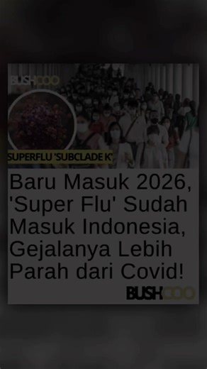 Infeksi 'Super Flu' Bisa Menulari Tiga Orang, Gejala Lebih Parah dari COVID-19 #superflu#influenza#trending#covidー19 #fyp