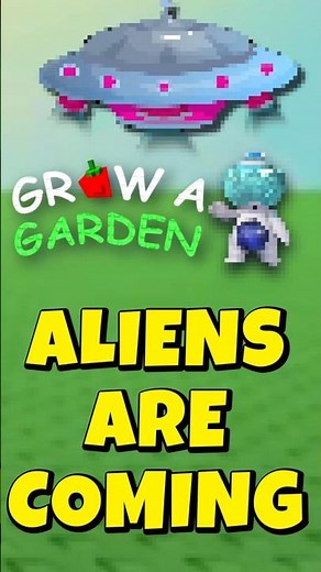 ALIENS ARE COMING to Grow A Garden in Roblox new mutation #roblox #growagardenroblox #growagarden