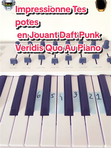 Apprends à jouer Veridis Quo de Daft Punk au piano