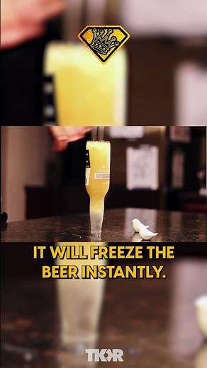 ❄️ Instant Freeze: How to Supercool Your Beer for a Party Trick! 🎉🍻✨