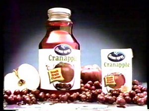 1986 Ocean Spray Cranapple "What do you know?" TV Commercial