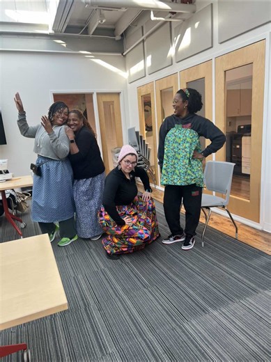 Our class was intimate, it was community, it was sisterhood, and we absolutely loved teaching it! #baltimorefashiondesigner #sewingclass