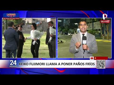Keiko Fujimori speaks out about the motion of censure against José Balcázar