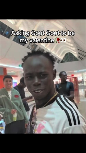 He was js shy, but ik he wanted to😏 #goutgout #valentinesday #funnyvideos #fyp