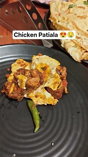 Chicken Patiala with Butter Garlic Naan ❤️❤️🤤 #chickenlovers #chickenpatiala #punjabifood