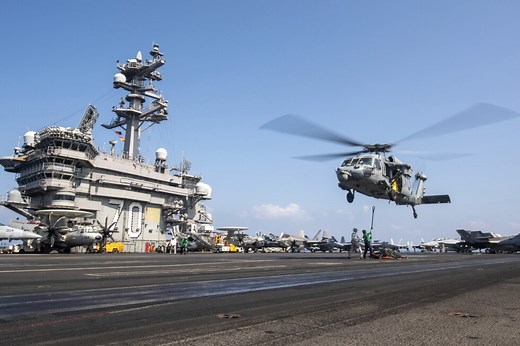 How the US has shifted military jets and ships in the Middle East