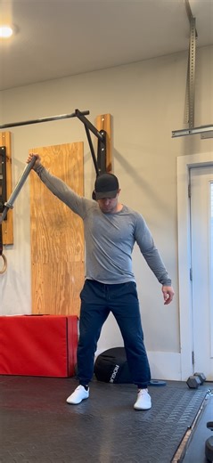 D2 Landmine shoulder flexion
