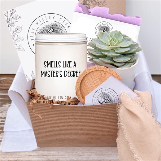 Graduation Gift Box, Congratulations Gift, Masters Graduation Gift, College Grad Gift, College Graduation, Grad Gifts, Congrats Gift Box - Etsy