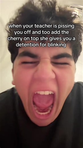 Detention for Blinking: A Teacher's Frustration