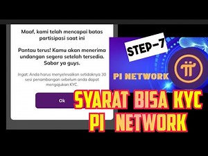 (STEP.7 Pi Network) SYARAT KYC Pi Network