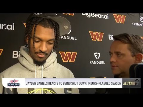 Jayden Daniels shut down for rest of season: All Ears with JP Finlay | NBC4 Washington
