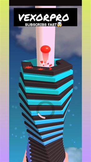 stack ball 100 level complet 🤯 un one click 🗿#game #stackball