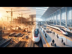 How China Built the World’s Biggest Train Station | Full Construction to Operation