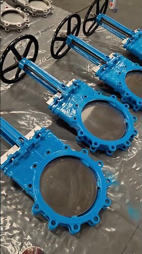 Manual Cast Steel Knife Gate Valve #gatevalve #valve